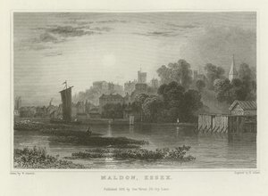 Maldon, Essex autorstwa William Henry Bartlett