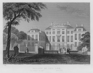 Pałac Loo (rycina) autorstwa William Henry Bartlett