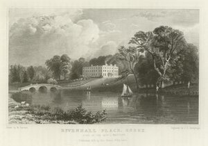 Rivenhall Place, Essex, siedziba wielebnego J Western autorstwa William Henry Bartlett