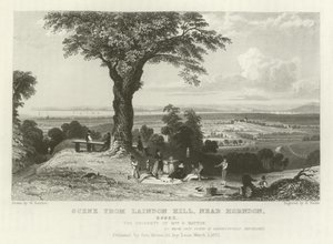 Scena z Laindon Hill, niedaleko Horndon, Essex autorstwa William Henry Bartlett