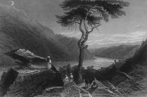 Dolina Shenandoah, z Jefferson Rock, 1838