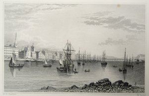 Waterford, Irlandia, grawerowane przez W. Taylor autorstwa William Henry Bartlett