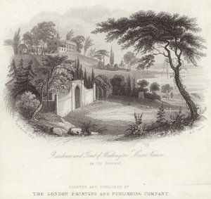 Rezydencja grobu Jerzego Waszyngtona w Mount Vernon autorstwa William Henry Brooke