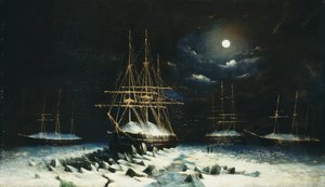 Wyprawa poszukiwawcza brytyjskiej marynarki wojennej Franklina: H.M.S Resolute, Assistance, Intrepid i Pioneer zimujący w Arktyce, 1850-51