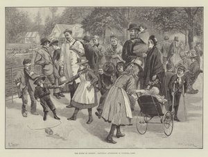 Płuca Londynu, sobotnie popołudnie w Victoria Park autorstwa William Henry Charles Groome