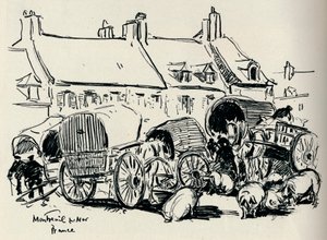 Montreuil-Sur-Mer, Francja, ok. 1907.