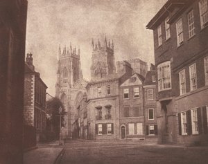 Scena w Yorku: York Minster z Lop Lane autorstwa William Henry Fox Talbot