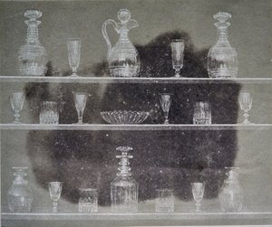 Artykuły szklane, Fotografia, z ołówka natury, 1844 autorstwa William Henry Fox Talbot