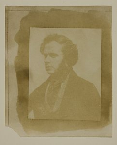 Portret Hennemana z profilu autorstwa William Henry Fox Talbot