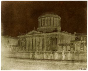 The Four Courts, Dublin (papierowa kamera negatywowa) autorstwa William Henry Fox Talbot