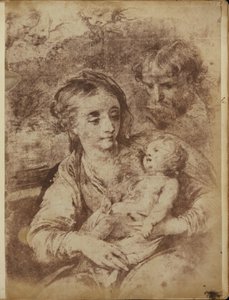 Święta Rodzina z Trzema Cherubinami autorstwa William Henry Fox Talbot