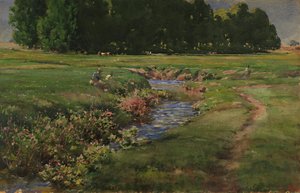 Bełkotliwy potok, b.d. autorstwa William Henry Holmes