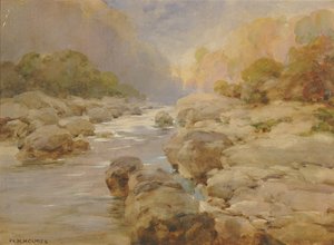 Niezmodyfikowany Rock Creek, około 1910 r. autorstwa William Henry Holmes