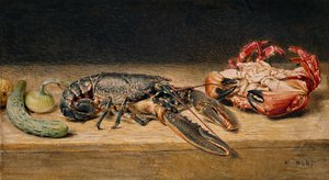 Homar, krab i ogórek, 1827