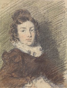 Studium portretowe dziewczyny autorstwa William Henry Hunt