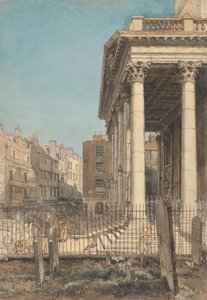 Portyk St. Martin-in-the-Fields autorstwa William Henry Hunt