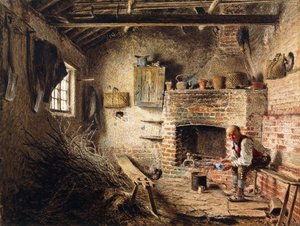 Śniadanie drwali, ok. 1832-1834 autorstwa William Henry Hunt