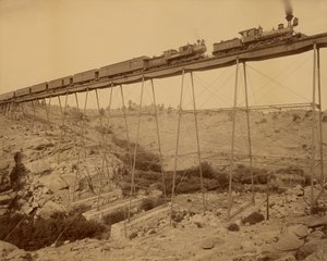 Most Dale Creek, Union Pacific Railway autorstwa William Henry Jackson