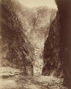 Diamond River Canyon, 1885 (zdjęcie) autorstwa William Henry Jackson