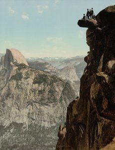 Glacier Point i South Dome, Dolina Yosemite, Kalifornia, opublikowane w 1898 roku (zdjęcie) autorstwa William Henry Jackson