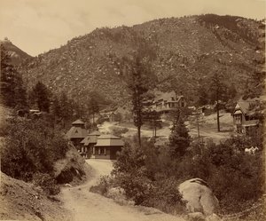 Hotel Iron Springs, Manitou autorstwa William Henry Jackson