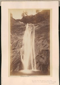 Middle Cascade. Wodospad Cheyenne autorstwa William Henry Jackson