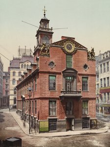 Old State House, Boston, Massachusetts, c.1900 (fotochrom)