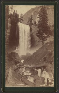 Wodospad Vernal. Yosemite. autorstwa William Henry Jackson