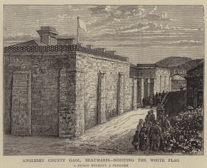 Anglesey County Gaol, Beaumaris, gdzie znajduje się Biała Flaga autorstwa William Henry James Boot