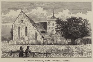 Kościół wspinaczkowy, niedaleko Arundel, Sussex autorstwa William Henry James Boot