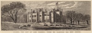 Dalmeny, siedziba Lorda Rosebery, gdzie przebywa pan Gladstone autorstwa William Henry James Boot