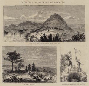 Manewry wojskowe na Bermudach autorstwa William Henry James Boot