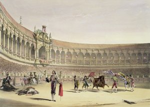 Plac w Sewilli, 1865 r. autorstwa William Henry Lake Price