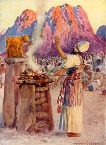 Złoty Cielę autorstwa William Henry Margetson
