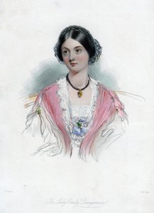 Lady Emily Dungarvon, XIX wiek. autorstwa William Henry Mote