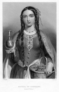 Matylda Szkocji, królowa Henryka I, ok. 1850 r.