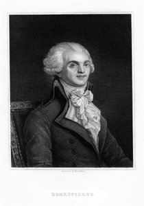 Maximilien Robespierre, jeden z przywódców rewolucji francuskiej, XIX w.