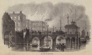 Ogień w Gravesend autorstwa William Henry Pike