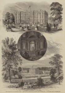 Wizyta królowych w Warwickshire autorstwa William Henry Prior