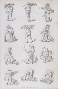 Ilustracja z „Akwaforty rustykalne: dla upiększenia krajobrazu”, 1815 autorstwa William Henry Pyne