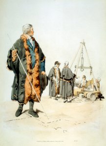 Członek londyńskiego śledztwa Wardmote w oficjalnym stroju, 1808 autorstwa William Henry Pyne