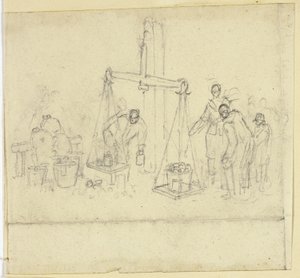 Wagi w Market autorstwa William Henry Pyne