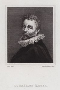 Cornelis Ketel , holenderski malarz manierystyczny (grafika) autorstwa William Henry Worthington