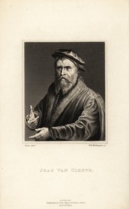 Portret Joosa van Cleve, malarza działającego w Antwerpii, ok. 1485-1540 autorstwa William Henry Worthington