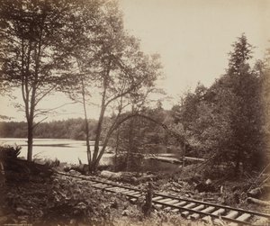 Jezioro Beechwood, ok. 1895 (zdjęcie) autorstwa William Herman Rau