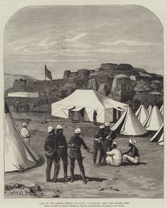 Obóz Misji Brytyjskiej w Kabulu, w Jumrood, w pobliżu przełęczy Khyber