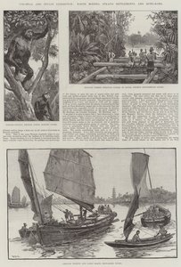 Wystawa kolonialna i indyjska, Północne Borneo, Osiedla Cieśniny i Hong-Kong