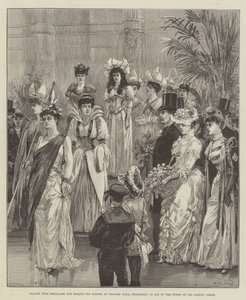 Grande Fete Francaise i Masque des Fleurs, w Princes Hall, Piccadilly, na rzecz funduszy Wszystkich Świętych, Paryż