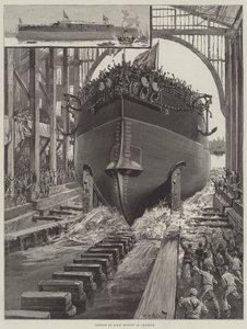 Uruchomienie HMS Rodney w Chatham