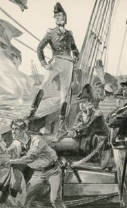 Sygnały Lorda Cochrane o pomoc w ataku na flotę francuską